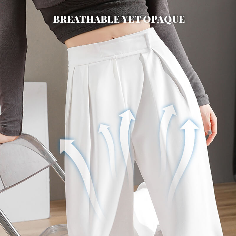 Pantalon long à jambes larges pour femmes