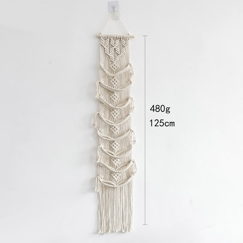 Porte-chapeau tricoté à la main