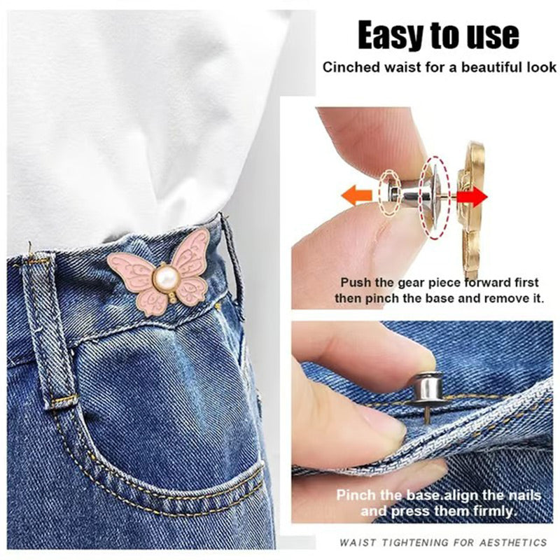 Removable Butterfly Waist Adjustment Buckle（Buy 1 Get 9 Free）