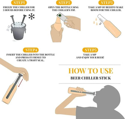 Bâtonnet de bière glacé