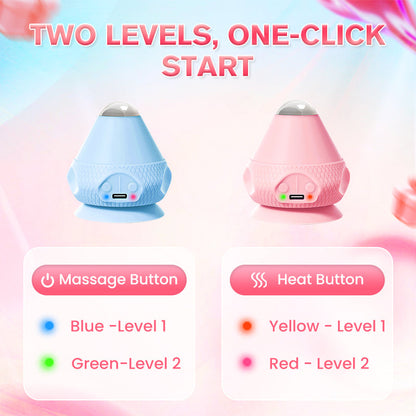 masseur à boule vibrante à adsorption électrique pour compresses chaudes et fascia 