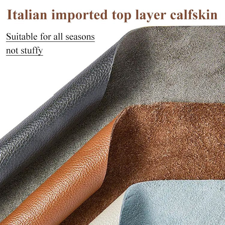 Chaussures pour femmes en cuir souple véritable, à talons compensés anti-fatigue, à double usage. 