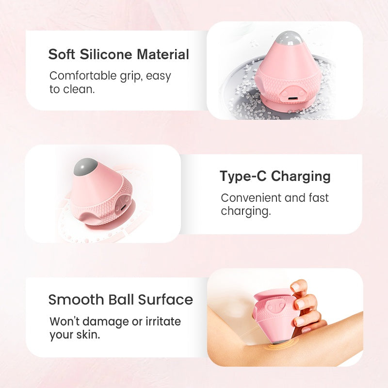 masseur à boule vibrante à adsorption électrique pour compresses chaudes et fascia 