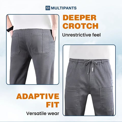 MultiPants ¨C High Stretch Multi-pocket Durable Cargo Pants