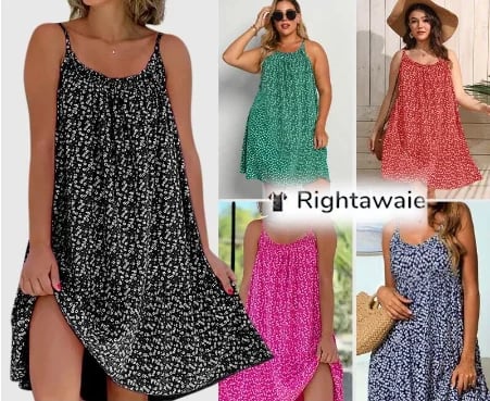 Robe débardeur imprimée à fleurs🌸Achetez-en 2 et obtenez 10 % de réduction sur les articles supplémentaires et la livraison gratuite🌸