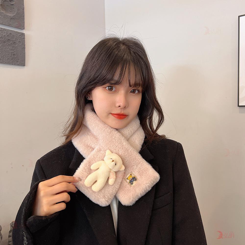 Christmas gift Cute Bear Cross Neck