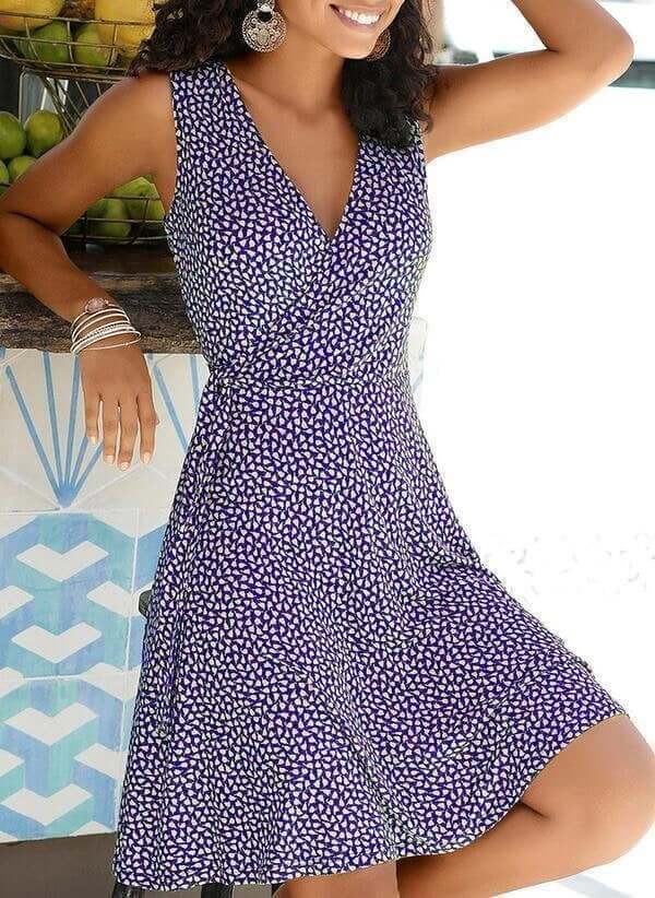 Women's New Sleeveless Casual Dress Buy 2 get 10% Off Auto & Free Shipping