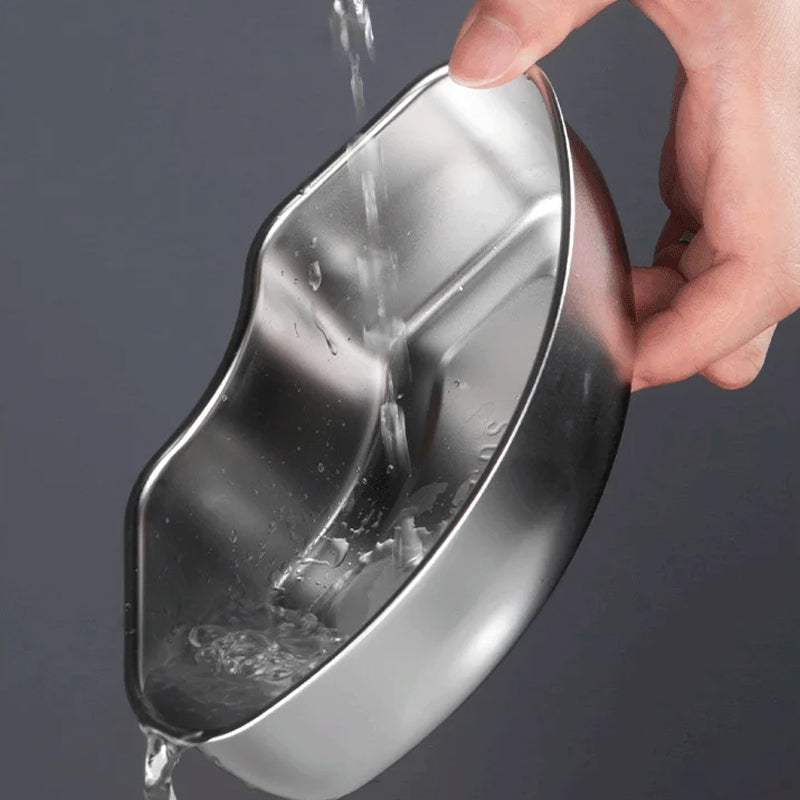 Bacs de cuisson à vapeur festonnés en acier inoxydable