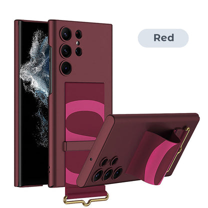 🔥Up to 40% off🔥Ultra-Thin Anti-Fingerprint Phone Case With Wrist Strap for Samsung S24/S23