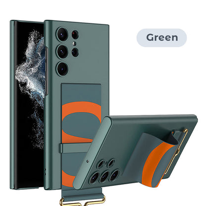 🔥Up to 40% off🔥Ultra-Thin Anti-Fingerprint Phone Case With Wrist Strap for Samsung S24/S23