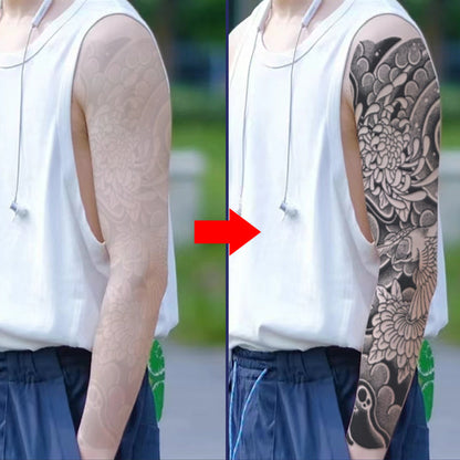 Autocollants de tatouage à base de plantes