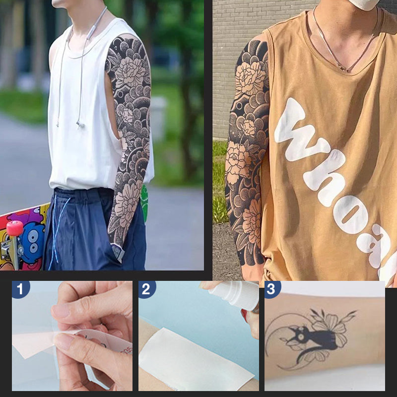 Autocollants de tatouage à base de plantes