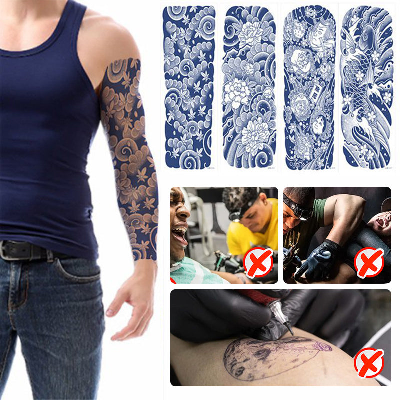 Autocollants de tatouage à base de plantes