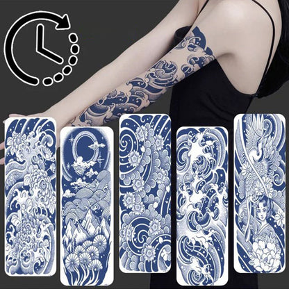 Autocollants de tatouage à base de plantes