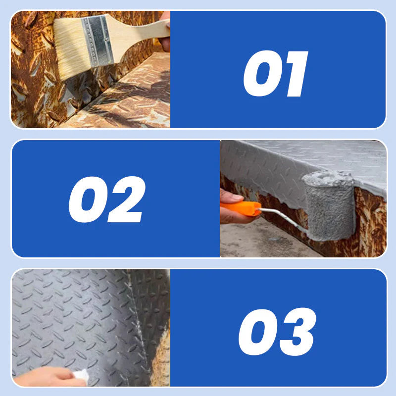 Peinture antirouille résistante aux intempéries pour métaux