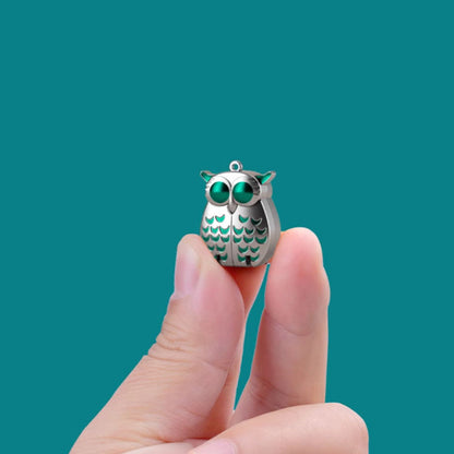 Mini pince à linge pliable en acier inoxydable en forme de hibou