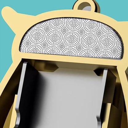 Mini pince à linge pliable en acier inoxydable en forme de hibou