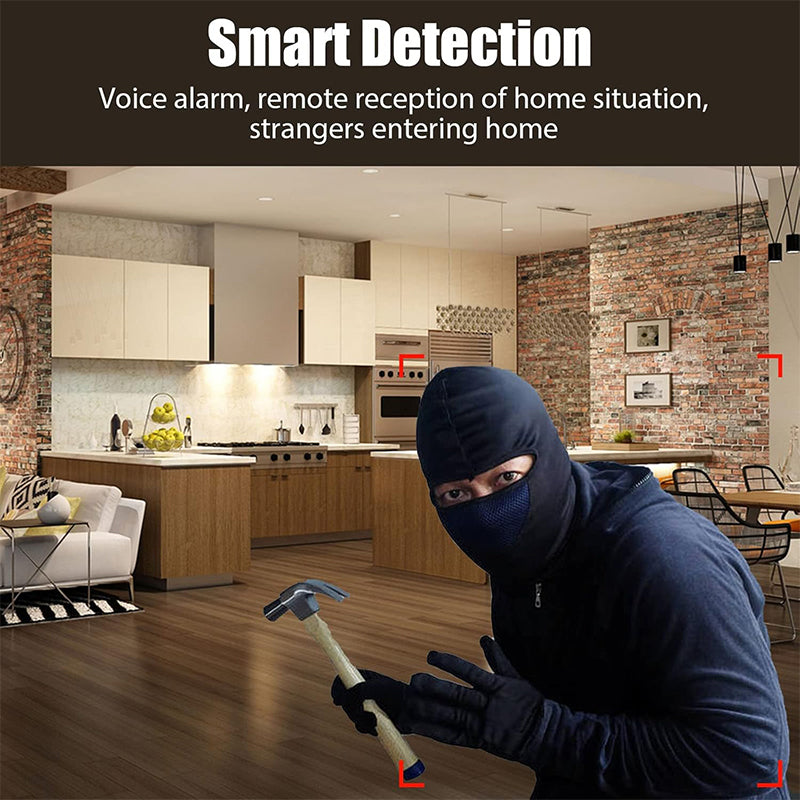 Wi-Fi Smart Home Security Camera with Night Vision