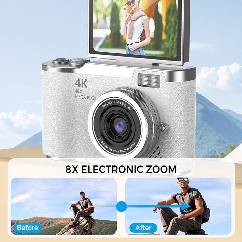 4K HD Flip-Screen Digital Camera