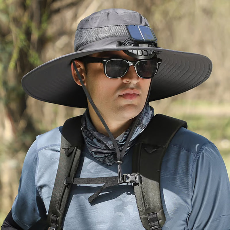 Ultralight Solar Fan Sun Hat