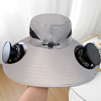 Ultralight Solar Fan Sun Hat